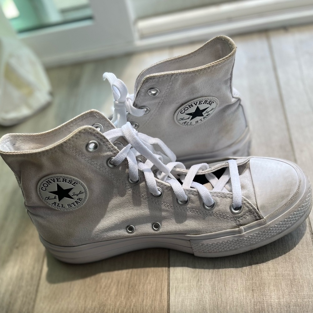 Customer White Converse
